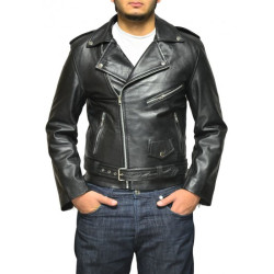 Arnold Terminator 2 Movie Leather Jacket