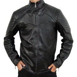 Batman Movie Black Leather Jacket