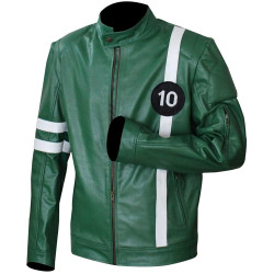 Ben 10 Ryan Kelley (Alien Swarm) Green Jacket