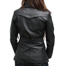 Classic Women Leather Blazer