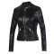 Fashion Slim Fit Motorcycle Ladies Leather Jacket