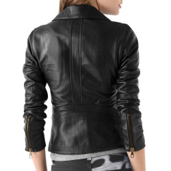 Lined Women Biker Jacket for Women
