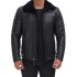 Men's Mitchel Black Leather B3 Bomber Jacket