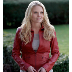 Emma Swan Red Charming Shirt Collar Red Movie Jacket