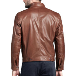 Men's Short Length Biker Jacket