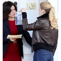 Stylish Brown Once Upon A Time Jennifer Morrison Jacket