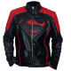 Superman New Style Black and Red Leather Jacket