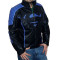 Superman New Style Black With Blue Leather Jacket