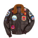 Top Gun Tom Cruise G1 Flight Maverick Jacket with Removable Fur
