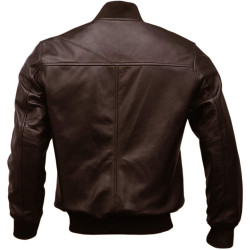 Varsity Bomber Genuine Lambskin Leather Jacket