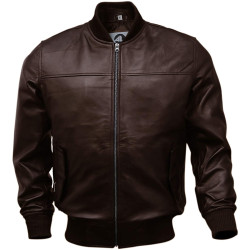 Varsity Bomber Genuine Lambskin Leather Jacket