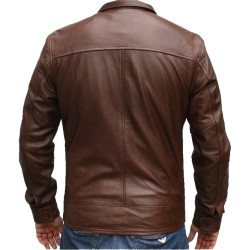 X-Men 1st Class Brown Movie Leather Jacket