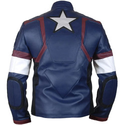 Avengers Endgame Ultron Superhero Captain America Leather Jacket
