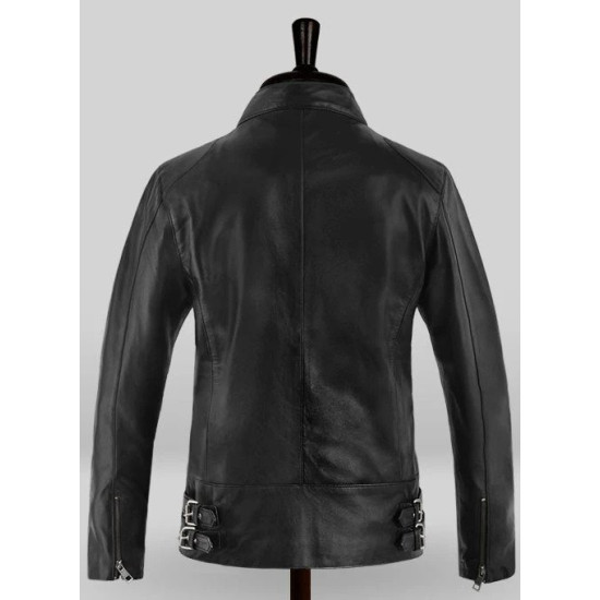 Avengers: Endgame Chris Evans Black Leather Jacket
